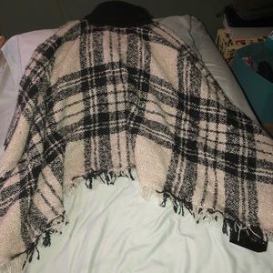 Plaid Poncho